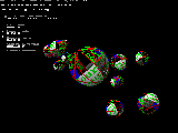 SPH_DEMO.EXE: Z-buffered lit texturemapped spheres.