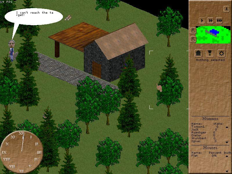 The game-screen of "The City"!