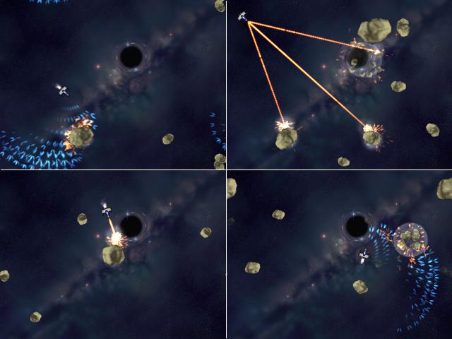 Things getting hurt by weapons