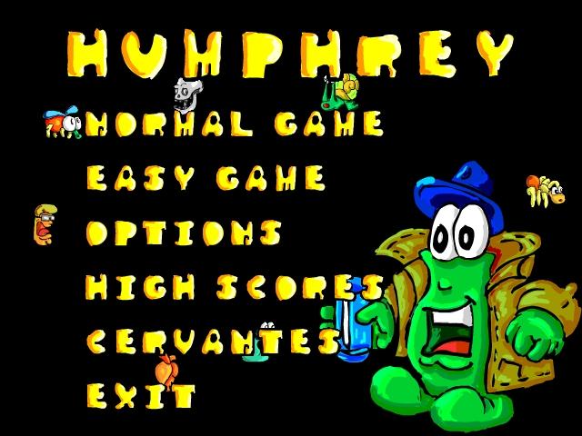 Humphrey's main menu