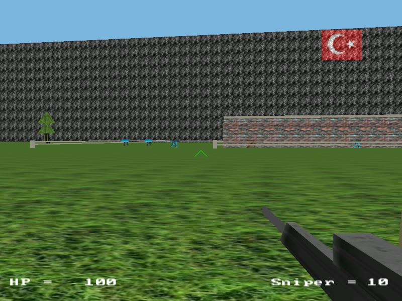 A scene from the game