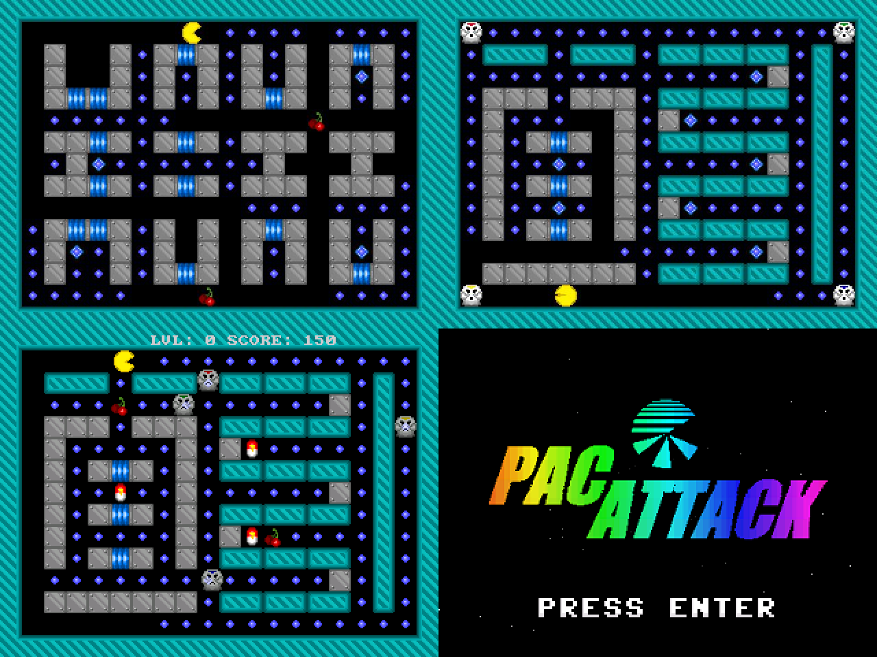 Pac Attack - Pac Man Clone